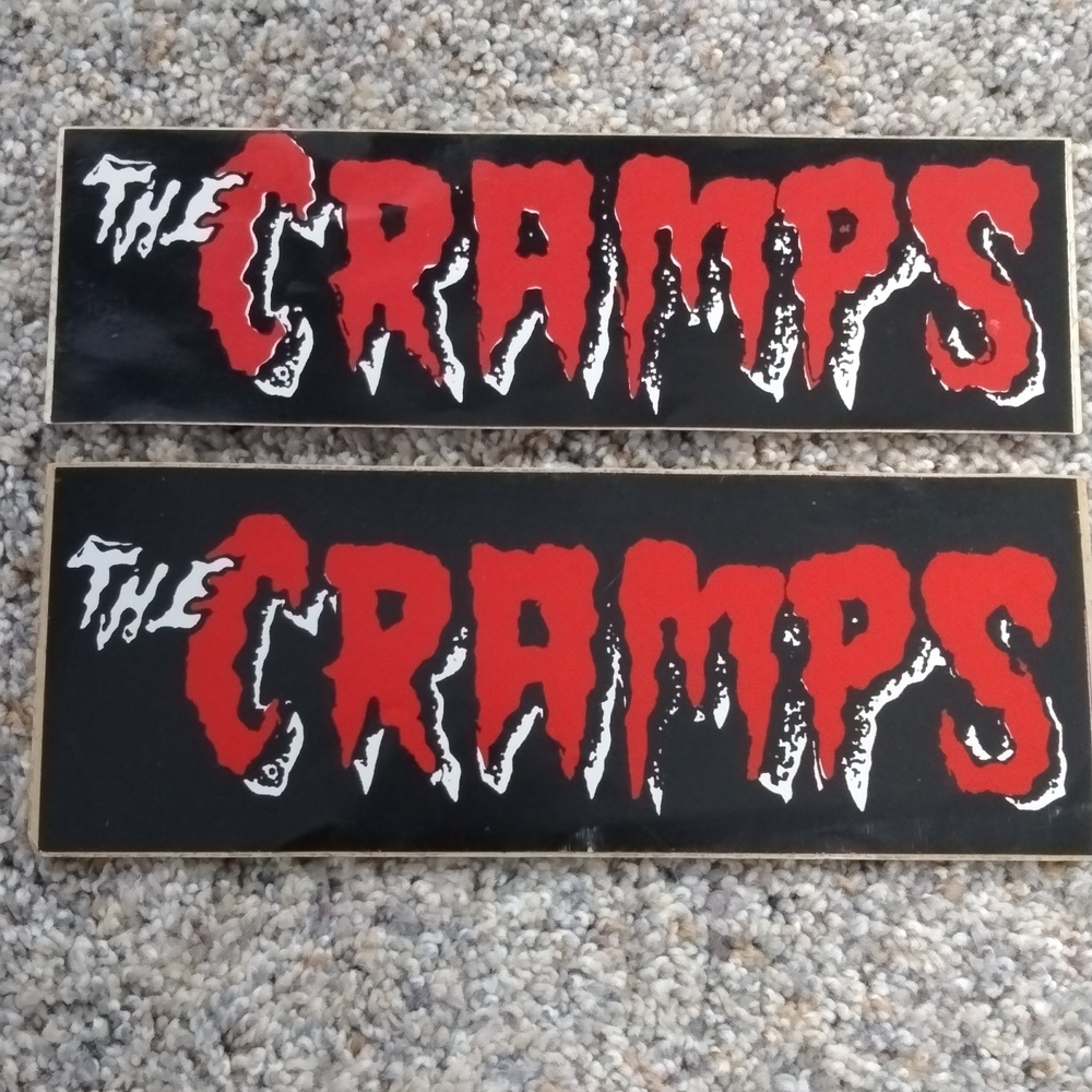 The Cramps Black and Red Stickers